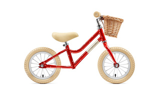 Rower dziecięcy biegowy Creme Mia Red Polka 12"