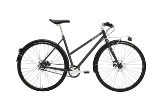 Rower Creme RISTRETTO BOLT ST CARBON GRAY 8s belt drive 28”